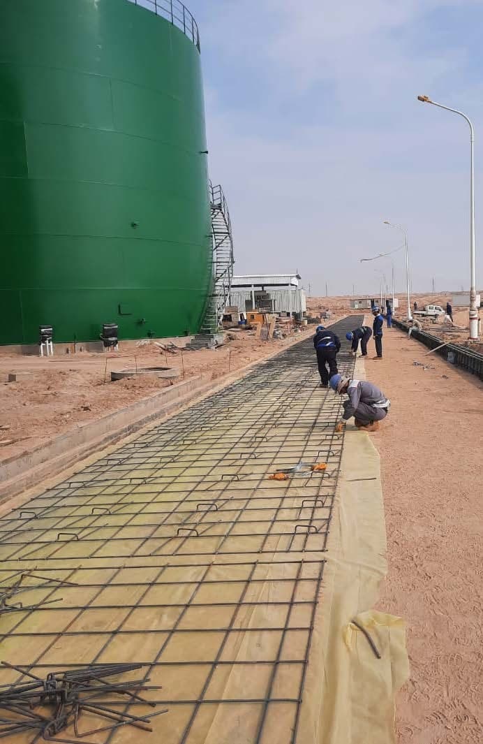 Six 2,000 m³ Water Injection Tanks & Station Piping — site photo 6